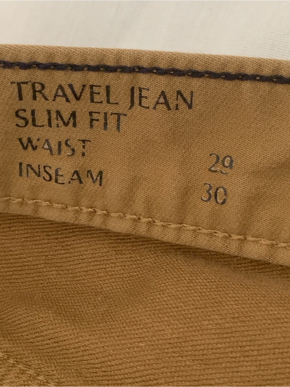 Banana Republic Women's Slim Travel Jean 29/8 Whiskey Brown Stretch - Picture 3 of 10